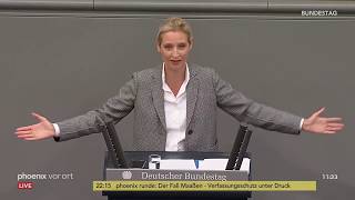 Rede von Alice Weidel zur Regierungspolitik der Bundeskanzlerin am 120918 [upl. by Willner]