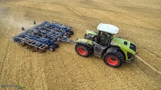 Stoppelsturz 2016  CLAAS Xerion 5000  Köckerling Vario [upl. by Ffilc153]