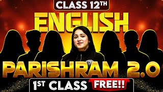 First Class of ENGLISH by Niharika Maam  PARISHRAM Batch  Class 12th Science 🔥 [upl. by Aiceled507]