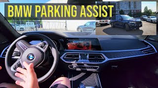 How to use BMW Parking Assistant [upl. by Enoval]