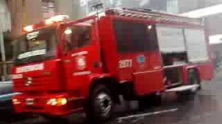 Incendio en la calle Araoz del Barrio de Palermo [upl. by Yngad]