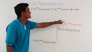 Electro Magnetics  Power in Transmission Line [upl. by Jankey754]