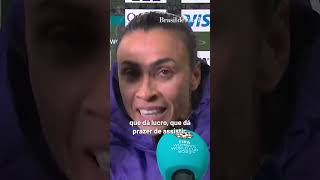 quotNão tem mais Copa pra Martaquot diz Marta emocionada após o jogo que eliminou o Brasil [upl. by Anrym]