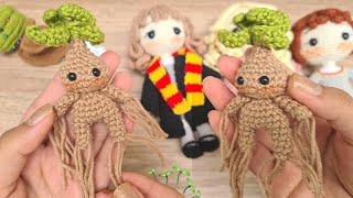 Planta mandrágora Amigurumi Harry Potter [upl. by Eninnaj]