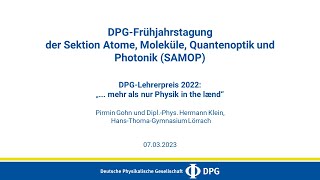 mehr als nur Physik in the lænd  Pirmin Gohn und Hermann Klein [upl. by Acinnad]