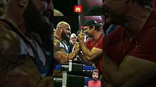 You messed with arm wrestling legend 😁 devonlarratt armwrestling trending shorts motivation [upl. by Teraj]