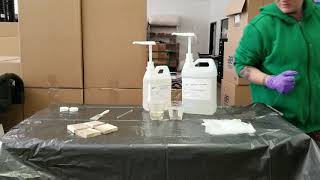 Epoxy or Polyester Resin Protective Equipment Measuring and Mixing [upl. by Everara]