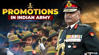 How Promotions happen in Indian Army [upl. by Nwahsal]