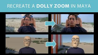 How to Dolly Zoom in Maya  Maya Camera Techniques Tutorial [upl. by Auric]