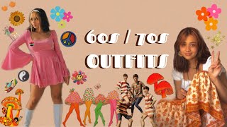 60s and 70s Outfit Lookbook ✌︎☮️ [upl. by Emanuela]