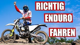 RICHTIG ENDURO FAHREN LERNEN [upl. by Alemrac578]