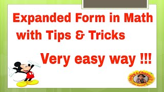 Expanded form in math for grade 1234 with tips and tricksPPT presentation of expanded form [upl. by Neelyaj]