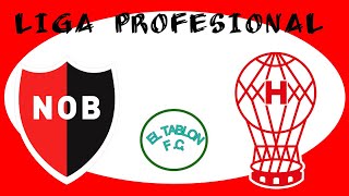 NEWELLS  HURACAN EN VIVO LIGA PROFESIONAL [upl. by Nnylrefinnej]