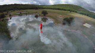 HD FPV  Torque rolling 45 Yak54 above the water  RCExplorerse [upl. by Armillia949]