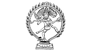 Nataraja drawing  How to draw Nataraja  How to draw Nataraja step by step  Dancing Shiva  draw [upl. by Ulysses361]