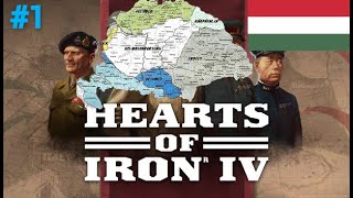 Nagy MagyarországOMM A Modern Világban🔴⚪️🟢 Hearts of Iron 4 Novum Vexillum 1 PC [upl. by Eeimaj]