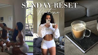 SUNDAY RESET ROUTINE 2022  clean restock errands amp meal prep with me [upl. by Christi]