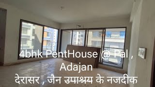 3500sft 4bhk PentHouse  Pal Adajan Surat  17×16ft Drawing Room  12×12ft OpenTerrace PF164 [upl. by Nayrb]