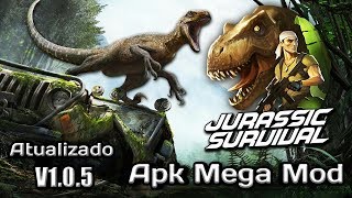 SAIIUUUU Jurassic Survival Apk Mod Atuliazado V105 [upl. by Acysej]