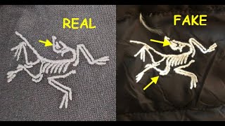 Arcteryx jacket how to spot original Real vs fake Arcteryx jackets and parkas [upl. by Artina]