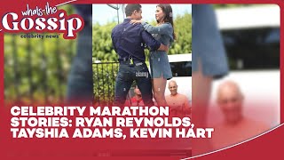 Celebrities Running Marathons Ryan Reynolds Tayshia Adams Kevin Hart  Inspiring Stories [upl. by Nodnerb]