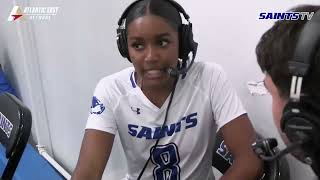 Marymount Womens Volleyball Postgame Interview vs Immaculata  Maya Harris [upl. by Takeshi525]