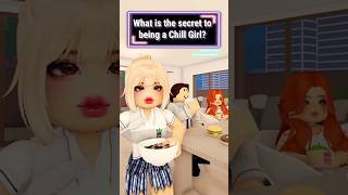 What is the secret to being a CHILL GIRL 😊 roblox shorts berry [upl. by Negah]