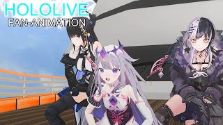 【Hololive Fan Anime】Advent Jojo Dance [upl. by Esikram206]