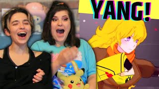 REACTING TO RWBY YELLOW TRAILER [upl. by Herwin]