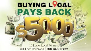 Buying Local Pays Back Sweepstakes [upl. by Higbee531]