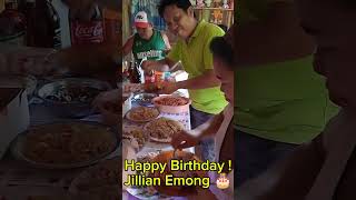 happy birthday Jillian hapit mi napaakan ug mamak ğŸ˜‚ [upl. by Helm]