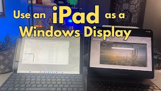 How to Use an iPad as a Second Windows Display [upl. by Sidnac221]