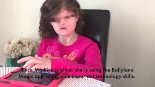 Madilyn Playing with Ballyland Magic App Whos Your Favorite Character [upl. by Schulman]