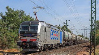 Hegyeshalom Tehervonat forgalom napközben🚆 Hegyeshalom Freight train traffic during the day 🚆 [upl. by Aniuqahs]