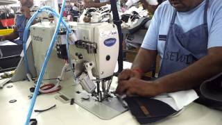 SIPAMI BRAND MODEL 8720 SPFP  FRONT POCKET HEMMING WITH TAPE INSERTION [upl. by Mortie122]