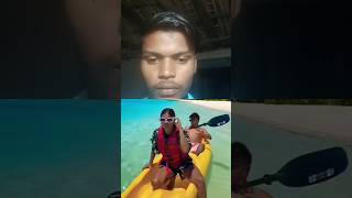 Sonadey and mukul shooting boracay travel island funny viralvideo viral reels viralreels [upl. by Yrahk952]