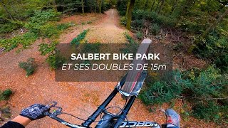 La trou Normand du Salbert Bikepark et ses doubles de 15 mètres 🤪 [upl. by Carilyn655]