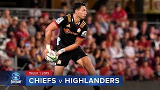 Chiefs v Highlanders  Super Rugby 2019 Rd 1 Highlights [upl. by Allebara]