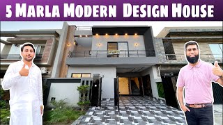 5 Marla Modern Design House For Sale in Al Kabir Town Lahore  HT502  Properties Review By Ali [upl. by Enyad980]