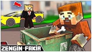 MİNECRAFT ZENGİN VE FAKİR HAYATI FİLMİ 😱  Minecraft [upl. by Pauiie]