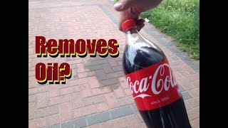 Does Coca Cola remove Oil from your driveway [upl. by Avir]