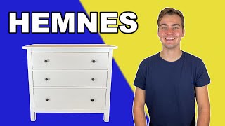 UPDATED  HEMNES 3 Drawer Chest IKEA Tutorial [upl. by Mag]