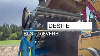 Wet Material vs The SLG  108VFRB Topsoil Screener [upl. by Zulema]