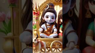 Cute Lord Shiva Status  Mahadev Parvati Love Status shiva [upl. by Timmie]