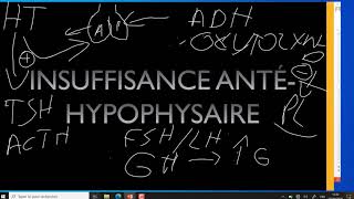 cours d endocrinologie Linsuffisance antehypophysaire [upl. by Robin]