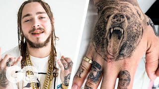 Post Malone Breaks Down His Tattoos  GQ [upl. by Grimaud]