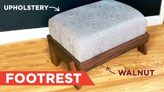 How to Build a FootrestFootstool  Woodworking amp Upholstery  Workshop Republic [upl. by Leemaj]