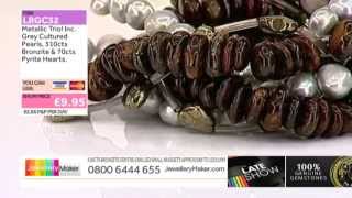 Morganite and and Andalusite for jewellery making JewelleryMaker LIVE 21102014 [upl. by Armington]