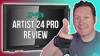 XPPen ARTIST 24 PRO Review [upl. by Ecydnac134]