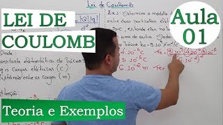 Lei de Coulomb  Aula 01 Teoria e Exemplos [upl. by Delano319]